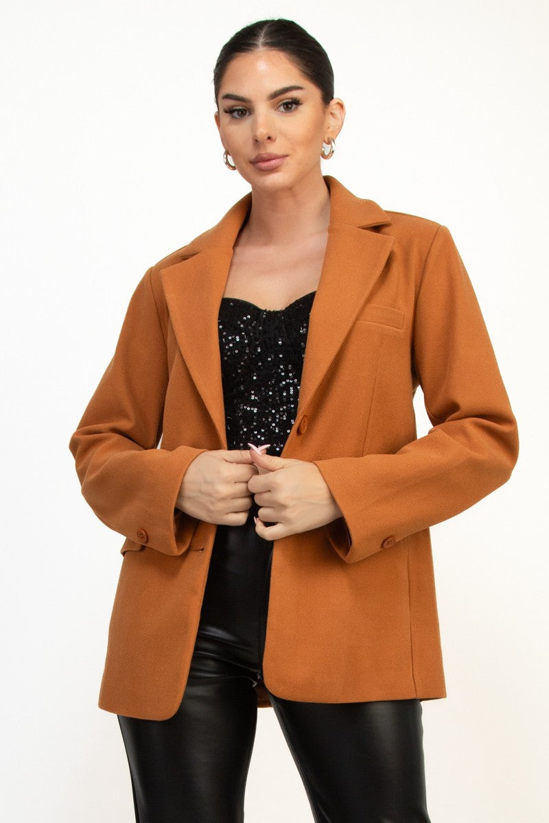 Blazer Marrón Clásico