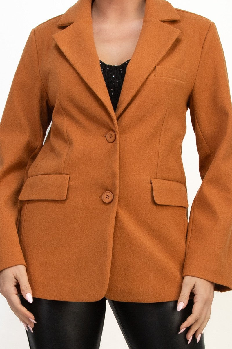 Blazer Marrón Clásico