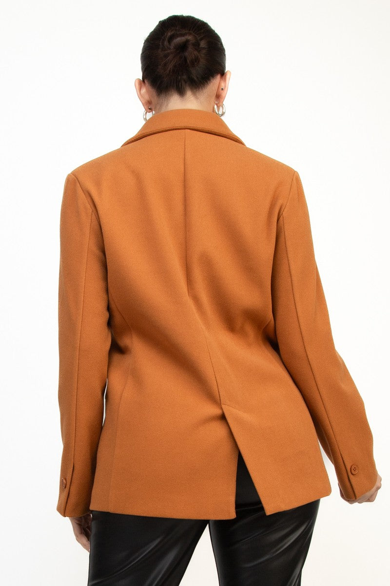 Blazer Marrón Clásico