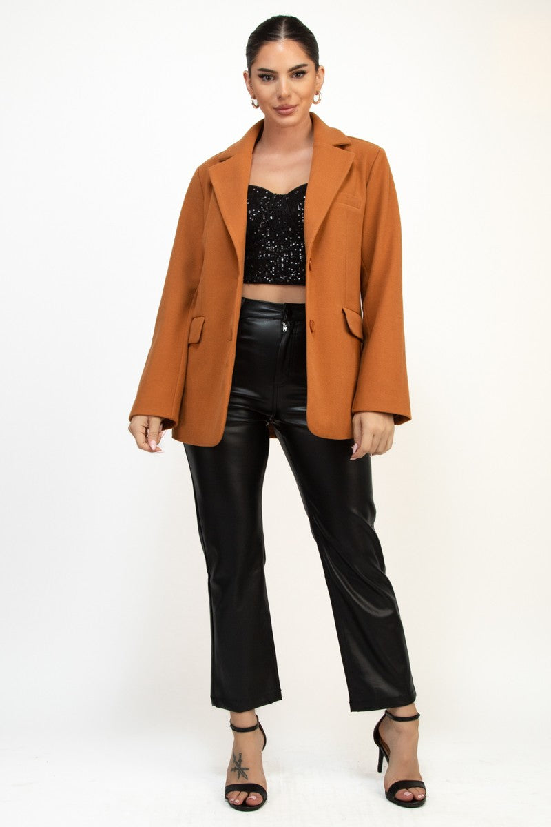 Blazer Marrón Clásico