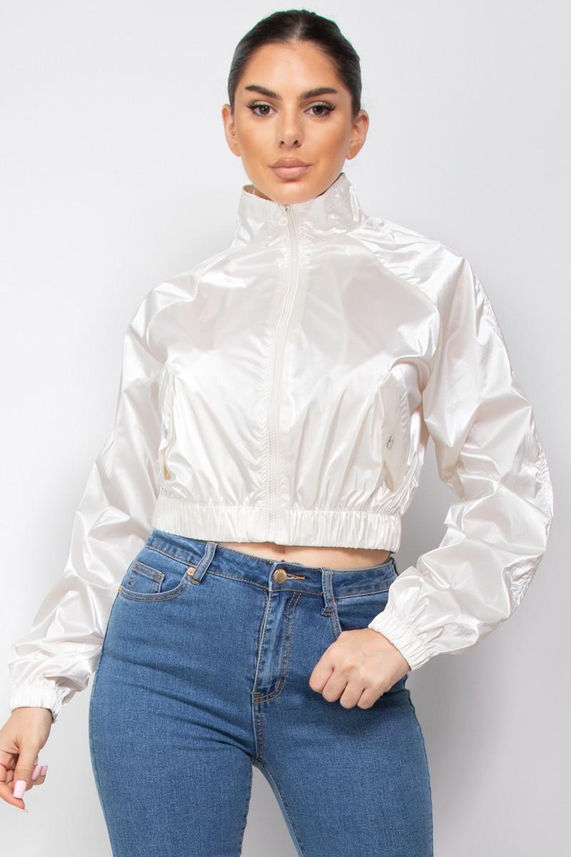 Casaca Blanca Brillante