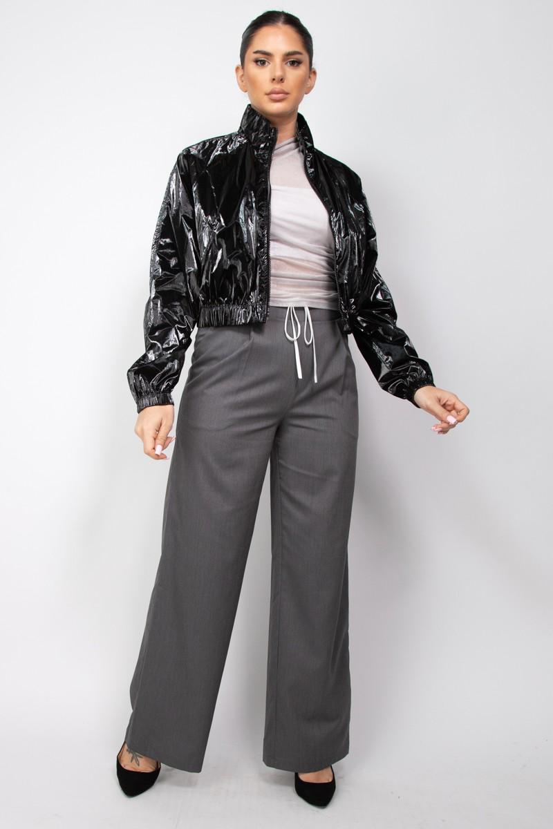 Casaca Negra Brillante