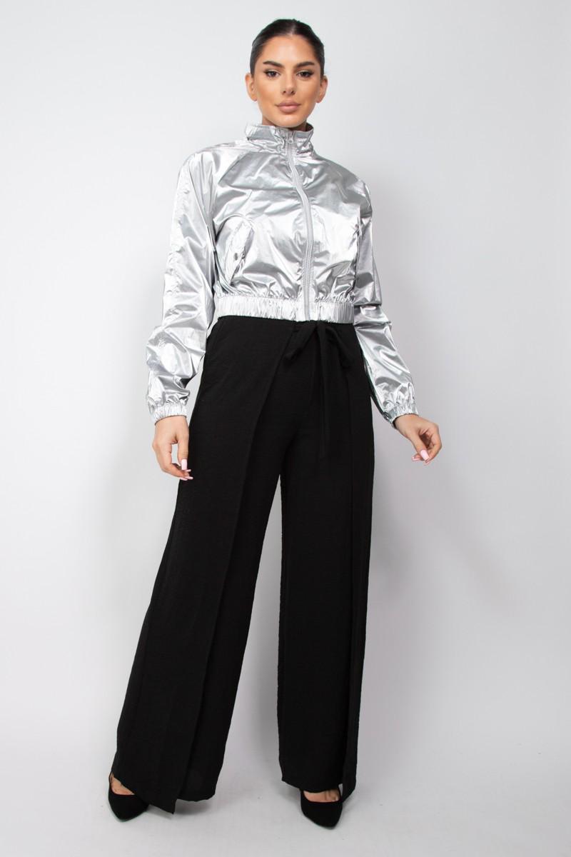 Casaca Plateada Brillante